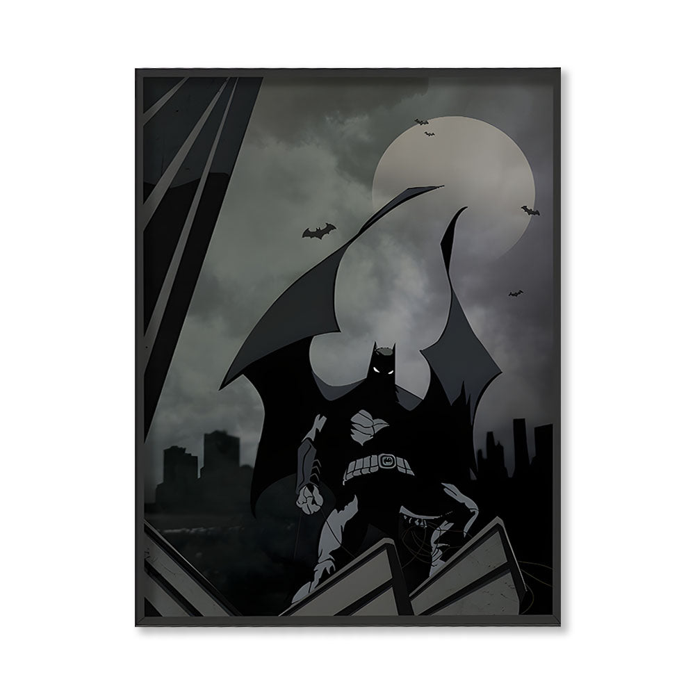 Batman Pop Artwork Canvas Print for Wall