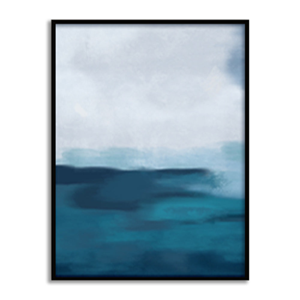 Blending Blue Wall Art  | Abstract Canvas Painting for Wall | Wall Decor | Wall Painting