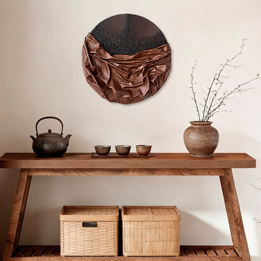 Sculpted Veil – Drapery with Relief Texture