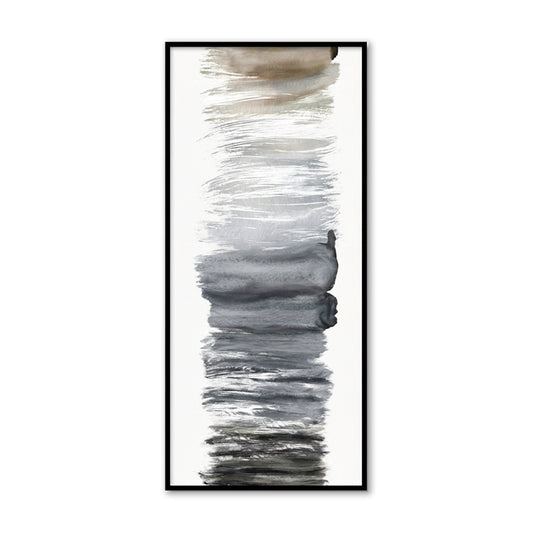 Brushstroke Symphony | Black and White | Abstract Canvas Painting for Wall | Wall Decor | Wall Painting