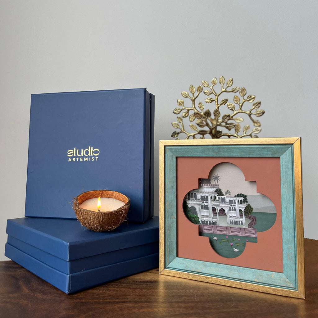 City of Lakes 2 Artwork with Gift Box