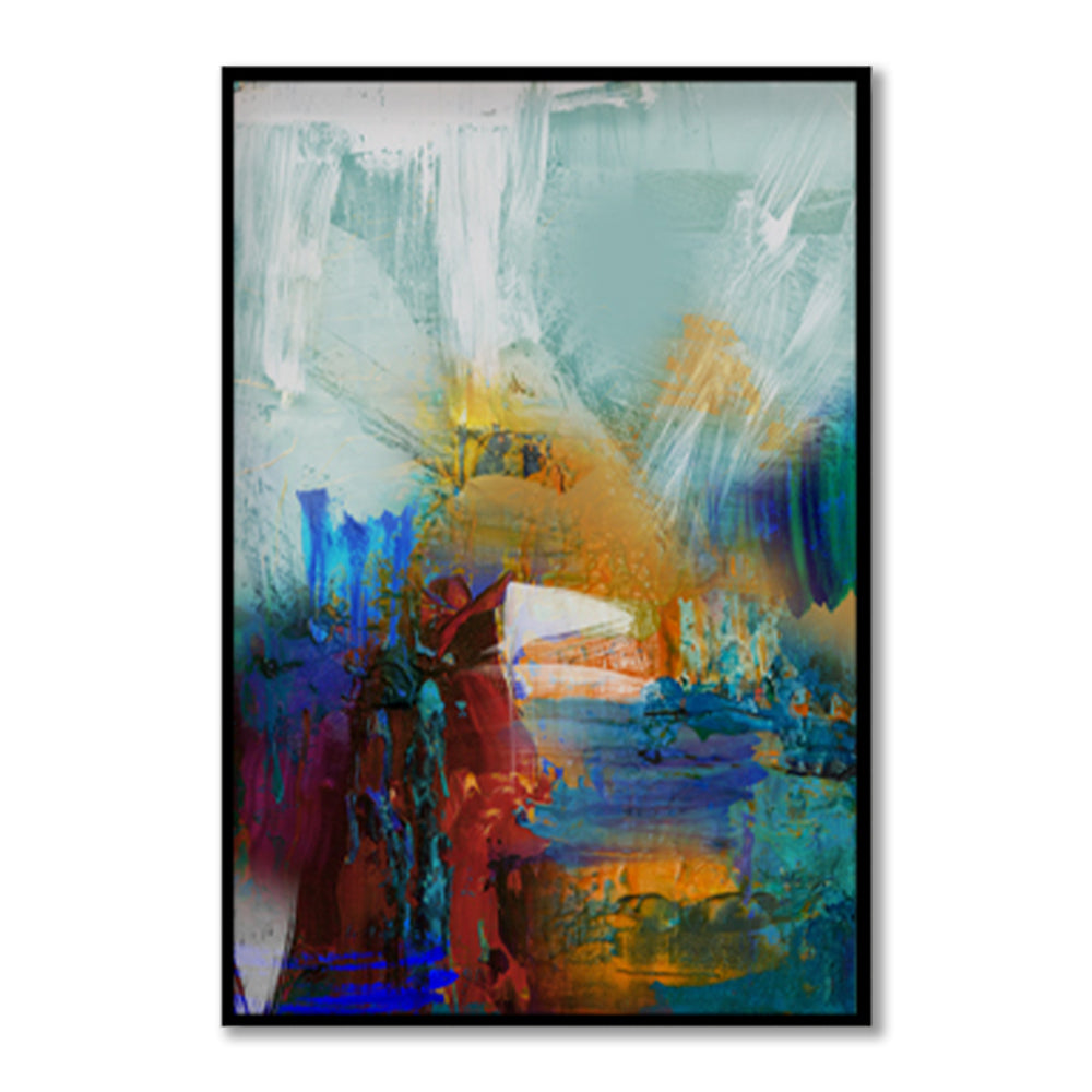 Colour Blast Wall Art | Abstract Canvas Painting for Wall | Wall Decor | Wall Painting