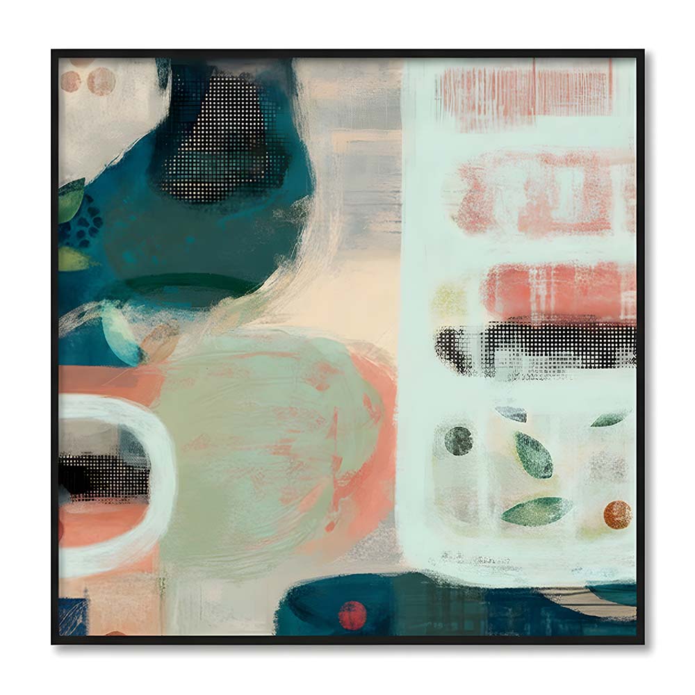 Colour Splash Abstract Canvas Artprint for Wall