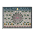 Contemporary Pichwai with Krishna Basuri Traditional Artwork Canvas Print for Wall