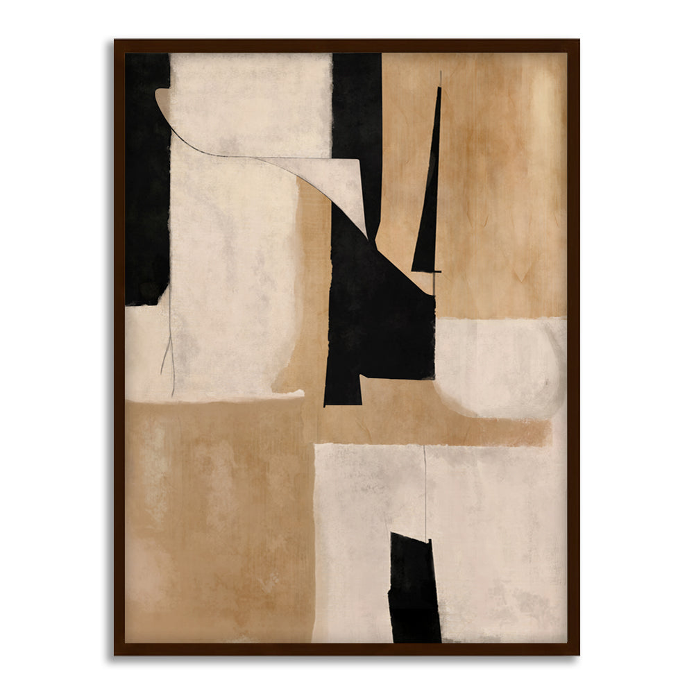 Contours Abstract Canvas Wall Art Print