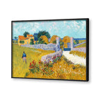 Farmhouse in Provence by Vincent - Famous Painting Canvas Print
