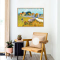 Farmhouse in Provence by Vincent - Famous Painting Canvas Print