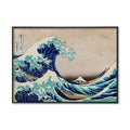 The Great Wave by Katsushika - Famous Painting Canvas Print