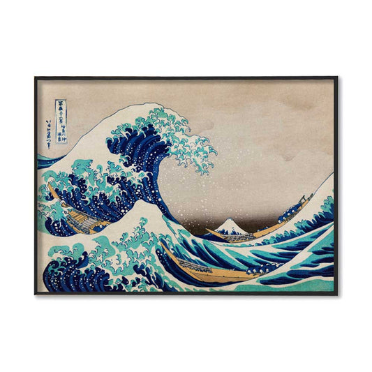 The Great Wave by Katsushika Hokusa Famous Painting Artwork Canvas Print