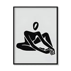 Female Form No. 2 – Black and White Wall Artwork