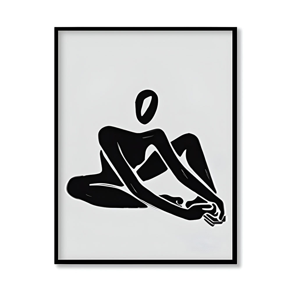 Female Form No. 2 – Black and White Wall Artwork