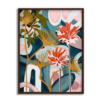 Floral Bouquet Nature Art Canvas Wall Print