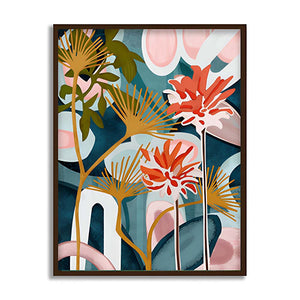 Floral Bouquet Nature Art Canvas Wall Print