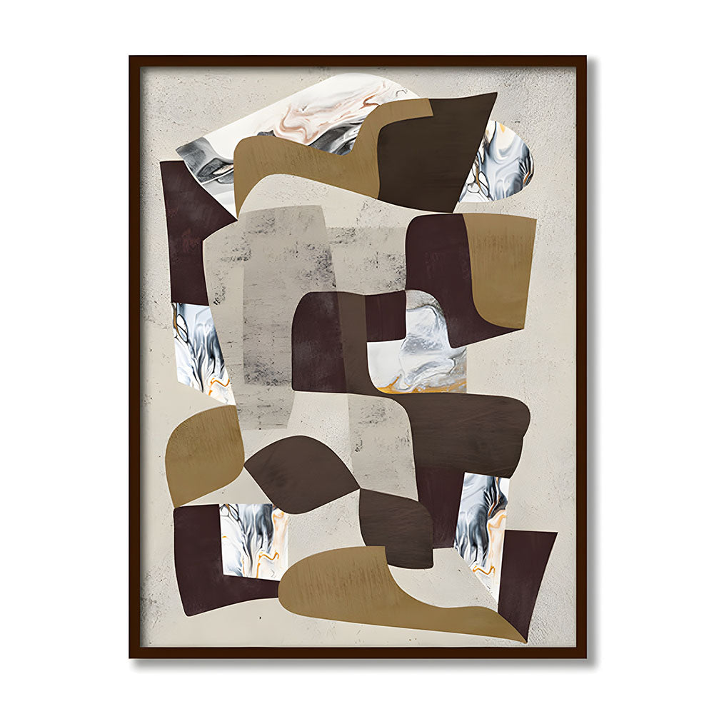 Formation  Abstract Canvas Wall Art Print