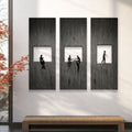Framed Moments – Sculptural Narrative Panel Set