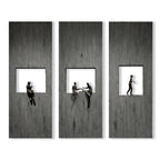 Framed Moments – Sculptural Narrative Panel Set
