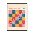 The Game of Life Retro Board Pop Artwork Canvas Print for Wall