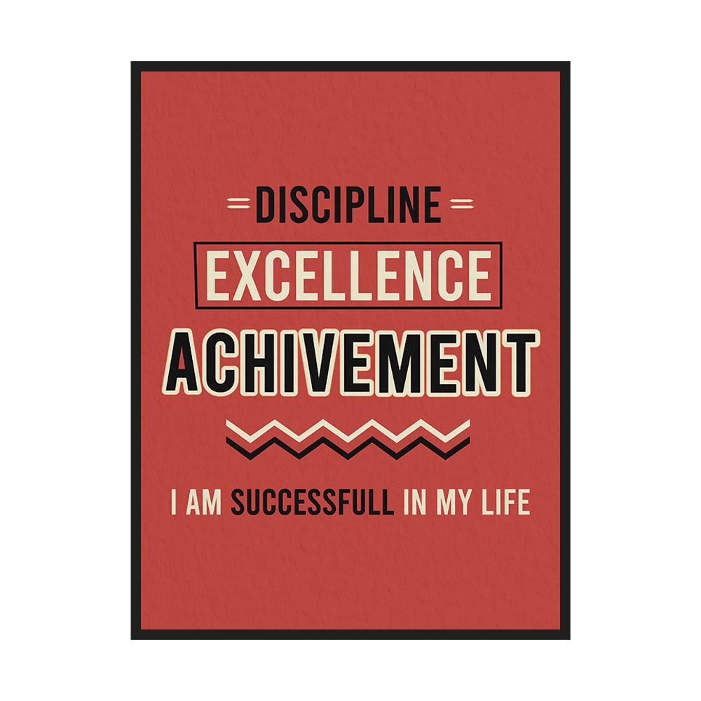 Motivational Typography Pop Artwork Canvas Print for Wall