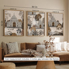 Vintage Victoria Canvas Painting Gallery Wall Art