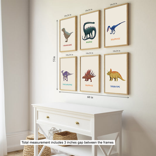 Out of the Jurassic World Canvas Painting Gallery Wall Art