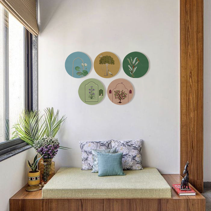 Royal Embellishments Canvas Painting Gallery Wall Art shown in a room