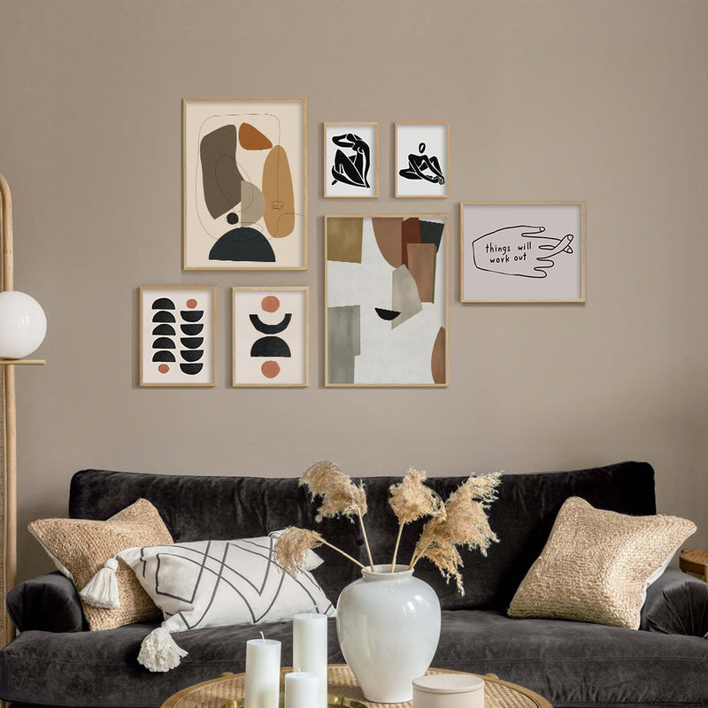 Abstract Expressions Canvas Painting Gallery Wall Art