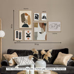 Abstract Expressions Canvas Painting Gallery Wall Art