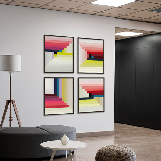 Illusion Pop Canvas Painting Gallery Wall Art