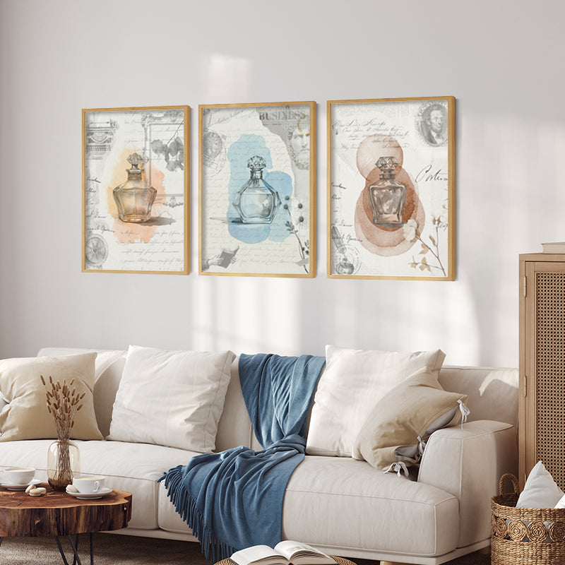 Fragrance and Feelings Canvas Painting Gallery Wall Art for Home Decor