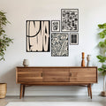 Muted Monochromes Canvas Painting Gallery Wall Art