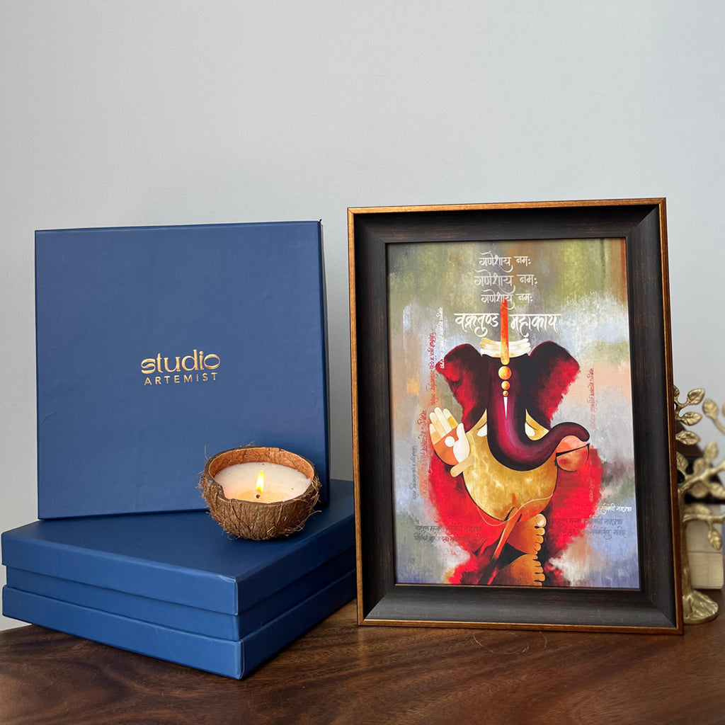 Ganesha Artwork with Gift Box