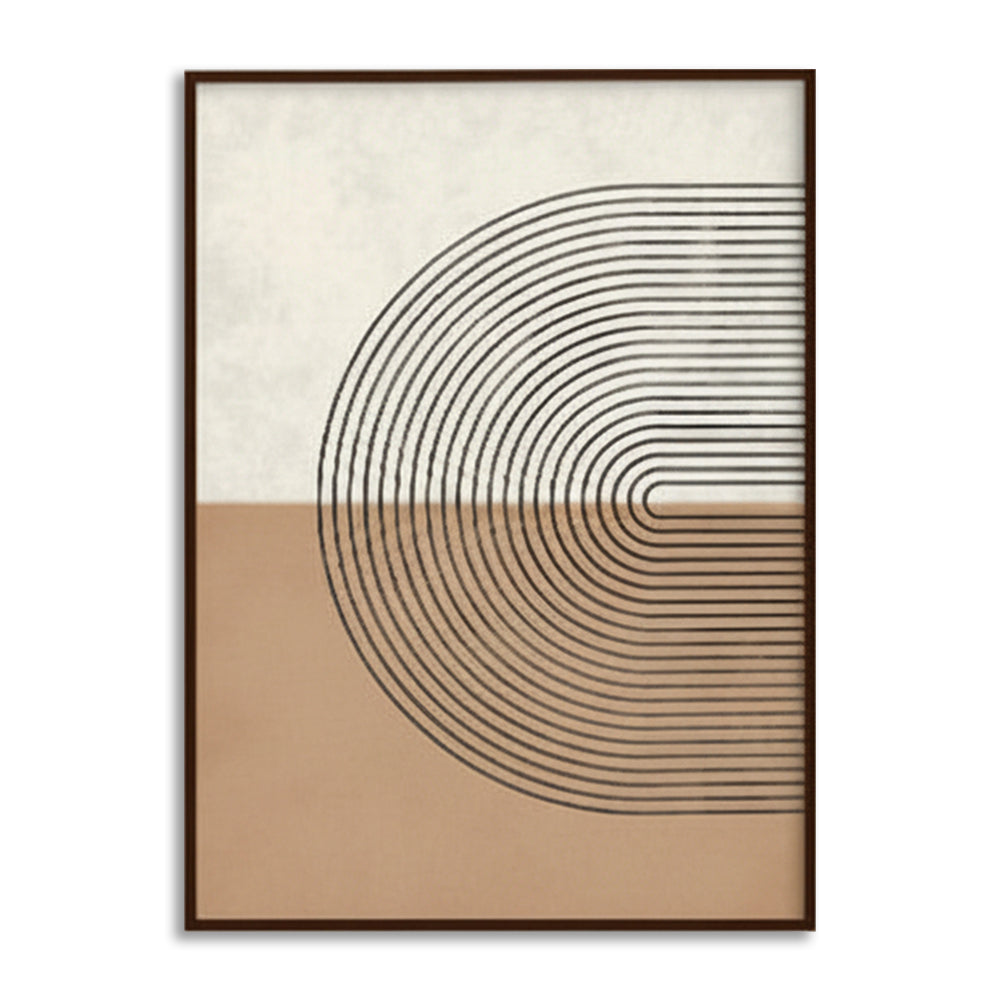 Geometric Synchronization (Set of 2) Abstract Canvas Wall Art Print