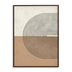 Geometric Synchronization (Set of 2) Abstract Canvas Wall Art Print