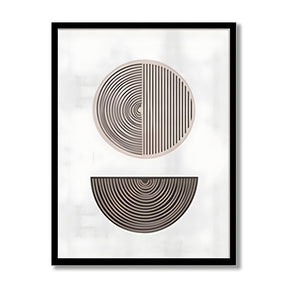 Geometric Shapes 2 Abstract Canvas Wall Art Print