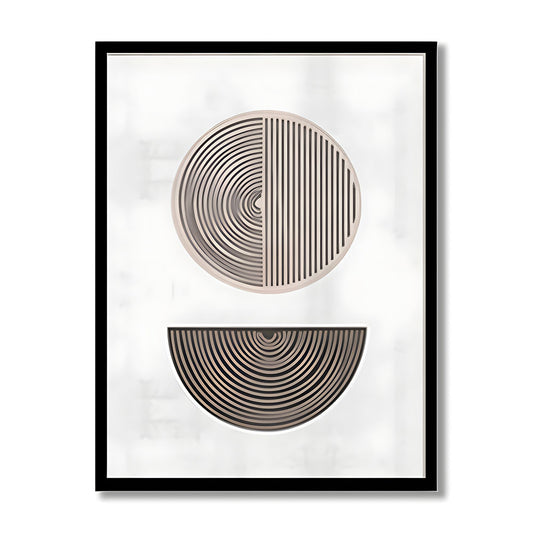 Geometric Shapes 2 Abstract Canvas Wall Art Print