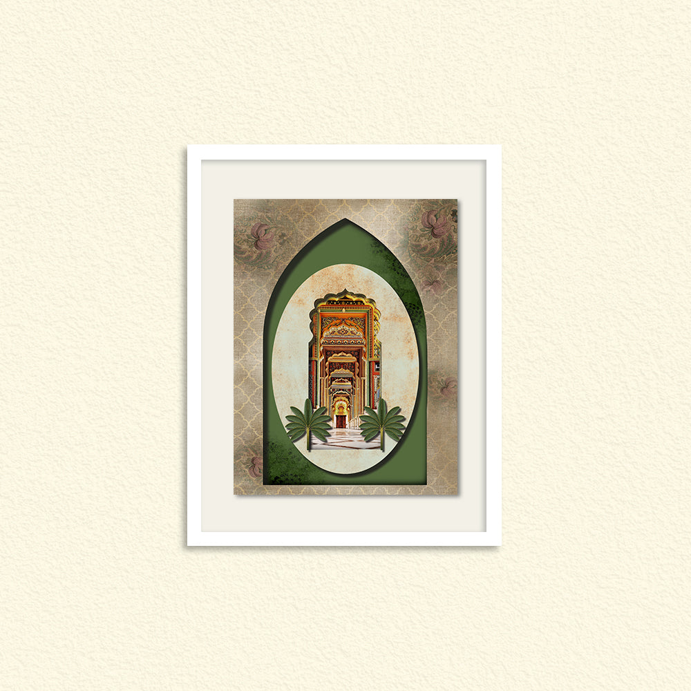 Gharana 3 Traditional Artwork Canvas Print for Wall