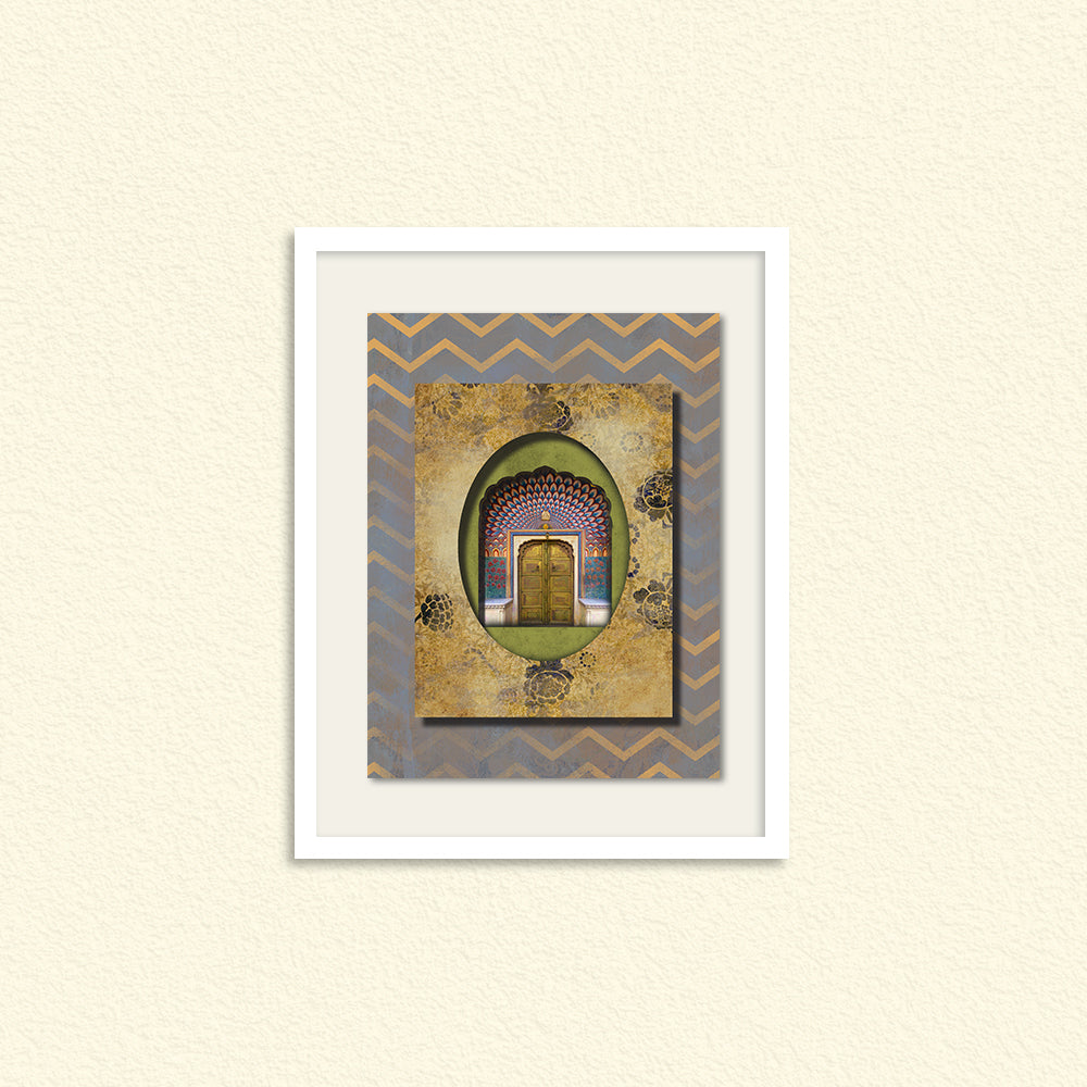Gharana 4 Traditional Artwork Canvas Print for Wall