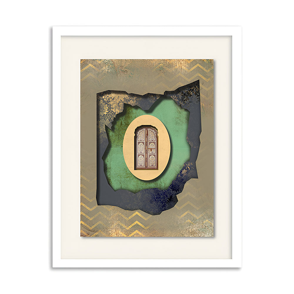 Gharana 2 Traditional Artwork Canvas Print for Wall