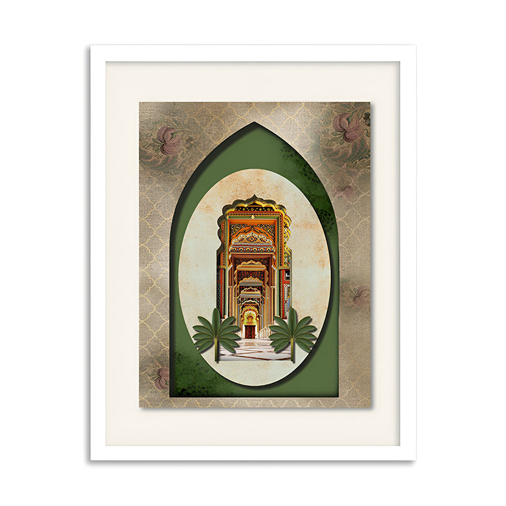 Gharana 3 Traditional Artwork Canvas Print for Wall