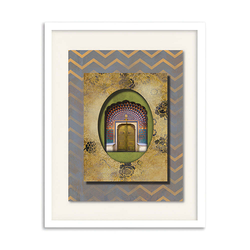 Gharana 4 Traditional Artwork Canvas Print for Wall