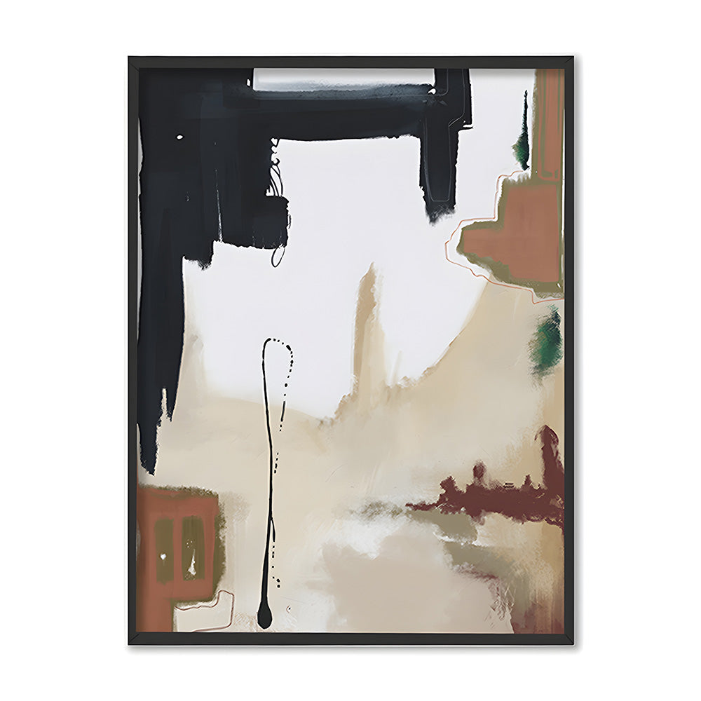 Gilded Marble Abstract Canvas Wall Art Print