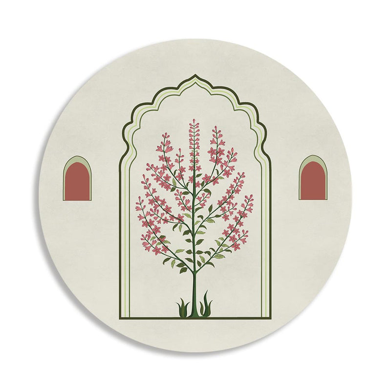 Grove 11 (Round) Canvas Nature Art Print for Wall