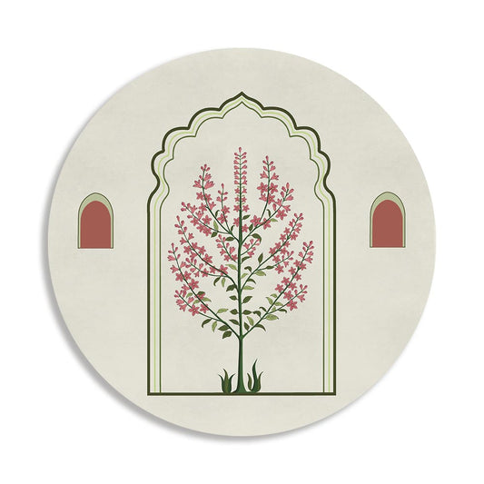 Grove 11 (Round) Canvas Nature Art Print for Wall