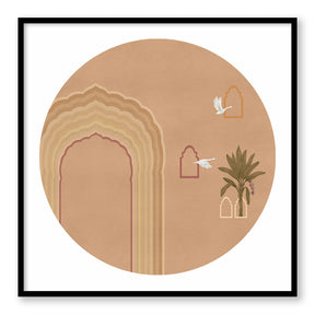Grove 1 (Square) Nature Artwork Canvas Print for Wall