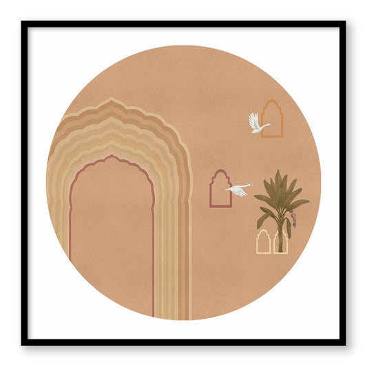Grove 1 (Square) Nature Artwork Canvas Print for Wall