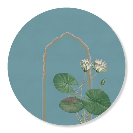 Grove 2 (Round) Nature Art Canvas Print for Wall