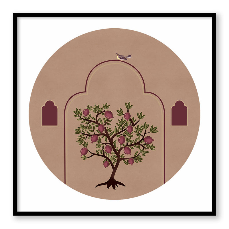 Grove 4 (Square) Canvas Nature Art Print for Wall