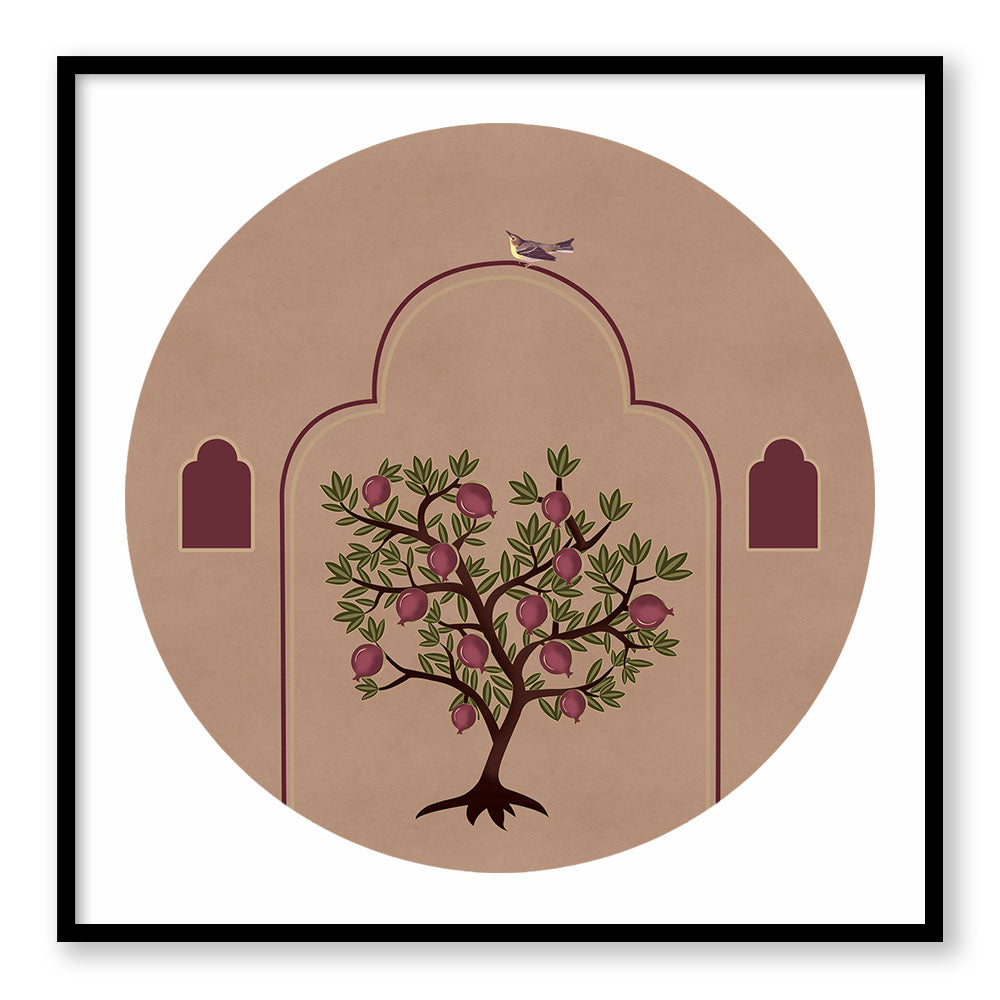 Grove 4 (Square) Canvas Nature Art Print for Wall