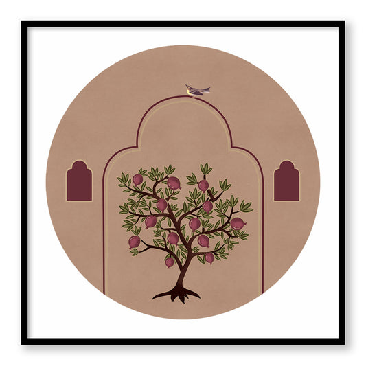 Grove 4 (Square) Canvas Nature Art Print for Wall