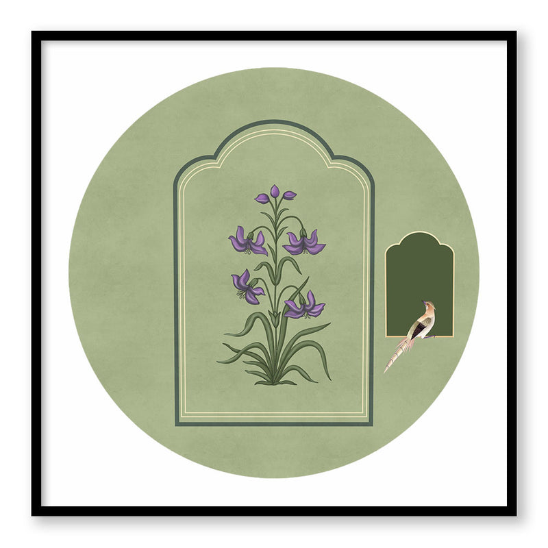 Grove 5 (Square) Canvas Nature Art Print for Wall